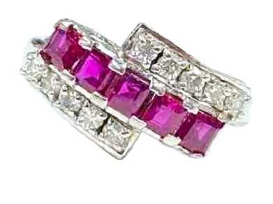 宝石買取 Pt900 ルビーダイヤモンドリング